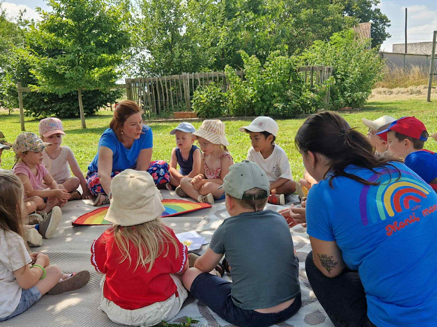 Photographie représentant un événement pour enfants